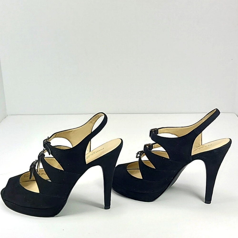 Preview International platform edgy sandals with 3 buckles  size 7.5 - Picture 6 of 11
